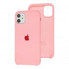 Чехол silicone case для iPhone 11 pink