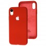 Чохол для iPhone Xr Silicone Full червоний / dark red