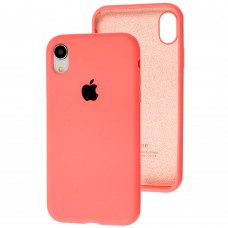 Чехол для iPhone Xr Silicone Full hot pink 