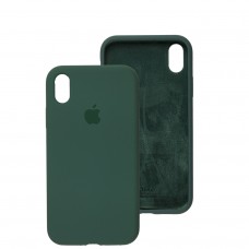 Чехол для iPhone Xr Silicone Full зеленый / pine green