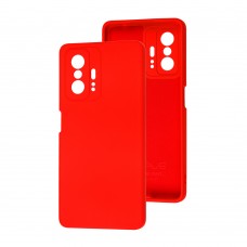 Чехол для Xiaomi 11T Wave colorful красный
