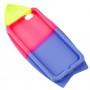 3D чохол Surfer для iPhone 6 рожево-жовтий