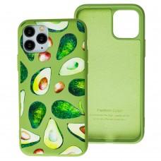 Чехол для iPhone 11 Pro Liquid "авокадо" зеленый