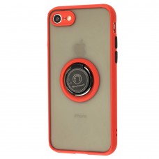 Чохол для iPhone 7/8 LikGus Edging Ring червоний