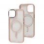 Чохол для iPhone 15 Berlia Color Metal MagSafe pink