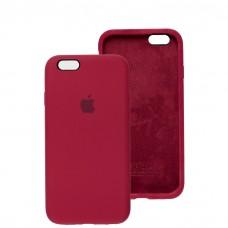 Чехол для iPhone 6 / 6s Silicone Full красный / rose red