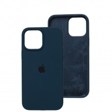 Чехол для iPhone 13 Pro Max Silicone Full синий / abyss blue 