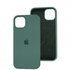 Чохол для iPhone 13 / 14 Square Full silicone зелений / light cactus