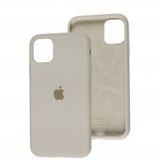 Чехол для iPhone 11 Silicone Full серый / stone