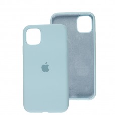Чехол для iPhone 11 Silicone Full голубой / sweet blue