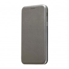 Чехол книжка Premium для Samsung Galaxy J8 (J810) серый