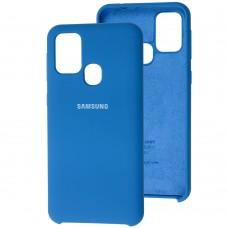 Чехол Silicone для Samsung Galaxy M31 (M315) Premium blue