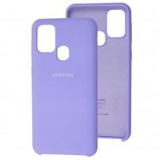 Чехол Silicone для Samsung Galaxy M31 (M315) Premium elegant purple