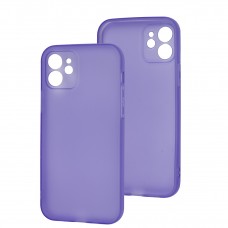 Чехол для iPhone 12 Acid color violet