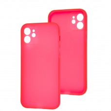 Чехол для iPhone 12 Acid color pink