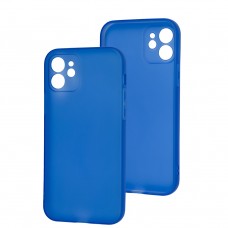 Чехол для iPhone 12 Acid color blue