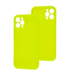 Чехол для iPhone 12 Pro Acid color yellow