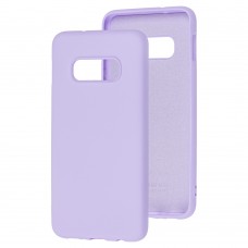 Чехол для Samsung Galaxy S10e (G970) Wave colorful фиолетовый / light purple