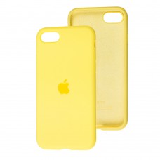Чехол для iPhone 7 / 8 Silicone Full желтый / pollen