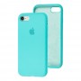 Чохол для iPhone 7 / 8 Silicone Full marine green