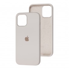 Чехол для iPhone 12 mini Silicone Full серый / stone