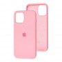 Чехол для iPhone 12 mini Silicone Full розовый / light pink 