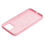 Чохол для iPhone 12 mini Silicone Full рожевий / light pink