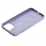 Чехол для iPhone 12 mini Silicone Full серый / lavender grey
