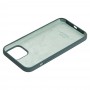 Чохол для iPhone 12 mini Silicone Full зелений / pine green