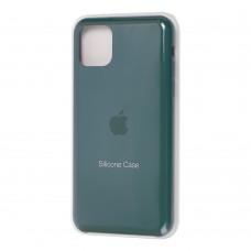 Чохол для iPhone 11 Silicone case pine green