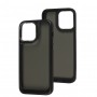 Чохол для iPhone 14 Pro Max Carbon style black