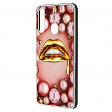 Чехол для Samsung Galaxy A20s (A207) Fashion mix губы