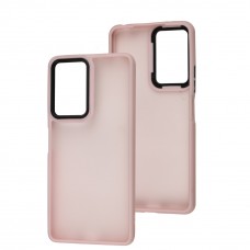 Чехол для Xiaomi Redmi Note 10 Pro Lyon Frosted pink