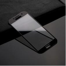 Захисне скло для Samsung A5/A520 (2017) Silk Screen чорний