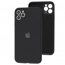 Чохол для iPhone 11 Pro Max Silicone Full camera чорний