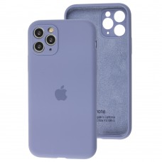 Чехол для iPhone 11 Pro Silicone Full camera lavender gray