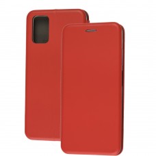 Чехол книжка Premium для Samsung Galaxy A03s (A037) красный