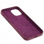 Чехол для iPhone 12 mini Full Silicone case plum