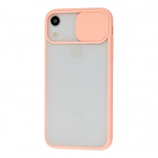 Чехол для iPhone Xr LikGus Camshield camera protect розовый