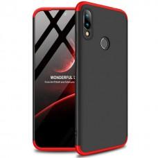 Чехол GKK LikGus для Xiaomi Redmi 7 черно-красный 