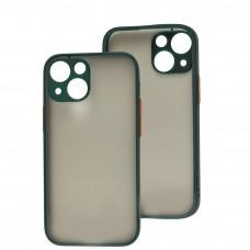 Чохол для iPhone 13 mini LikGus Totu camera protect оливковий