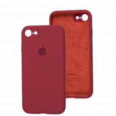 Чохол для iPhone 7 / 8 / SE20 Silicone Slim Full camera rose red