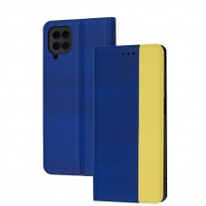 Чохол книжка UA для Samsung Galaxy A12 / M12 жовто-блакитний
