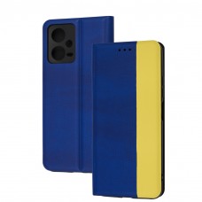 Чехол книга UA для Samsung Galaxy A14 желто-голубой