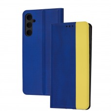 Чехол книга UA для Samsung Galaxy A34 (A346) желто-голубой
