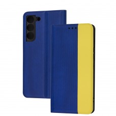 Чохол книжка UA для Samsung Galaxy S22 (S901) жовто-блакитний