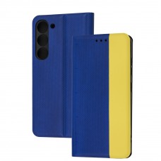 Чохол книжка UA для Samsung Galaxy S23 (S911) жовто-блакитний