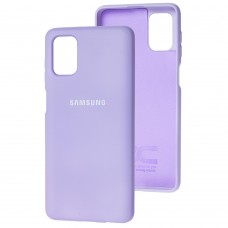 Чехол для Samsung Galaxy M51 (M515) Silicone Full сиреневый 