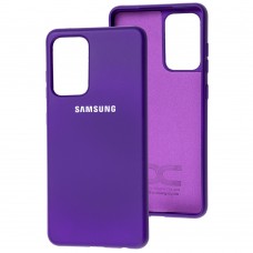 Чохол для Samsung Galaxy A52 Silicone Full фіолетовий / purple