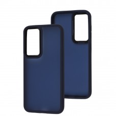 Чехол для Samsung Galaxy S23 FE (S711) Lyon Frosted navy blue